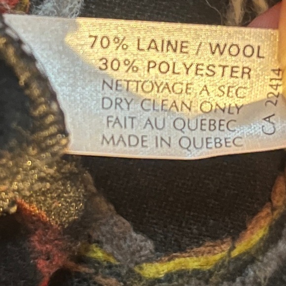 Ou Empereur Ou Rien Montreal wool embroidered blazer jacket Sz 13 - Picture 7 of 10